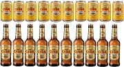 cisk lager beer of 12 cans and 6 bottles of 330 ml
